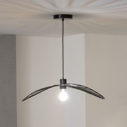 Brilagi - LED Lustr na lanku CERIA WIRE 1xE27/40W/230V 40x56 cm černá
