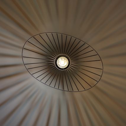 Brilagi - LED Lustr na lanku CERIA WIRE 1xE27/40W/230V 40x56 cm černá