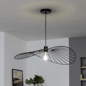 Brilagi - LED Lustr na lanku CERIA WIRE 1xE27/40W/230V 60x80 cm černá