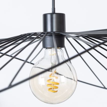 Brilagi - LED Lustr na lanku CERIA WIRE 1xE27/40W/230V 60x80 cm černá