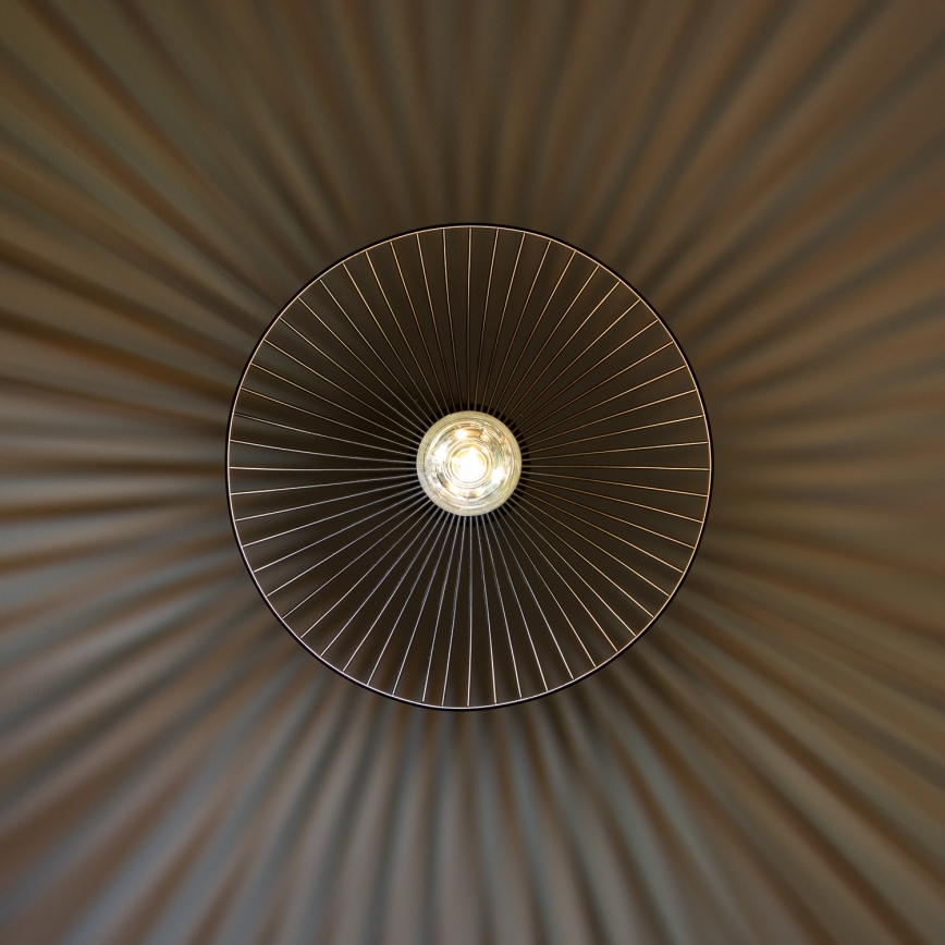 Brilagi - LED Lustr na lanku CERIA WIRE 1xE27/40W/230V pr. 26 cm černá