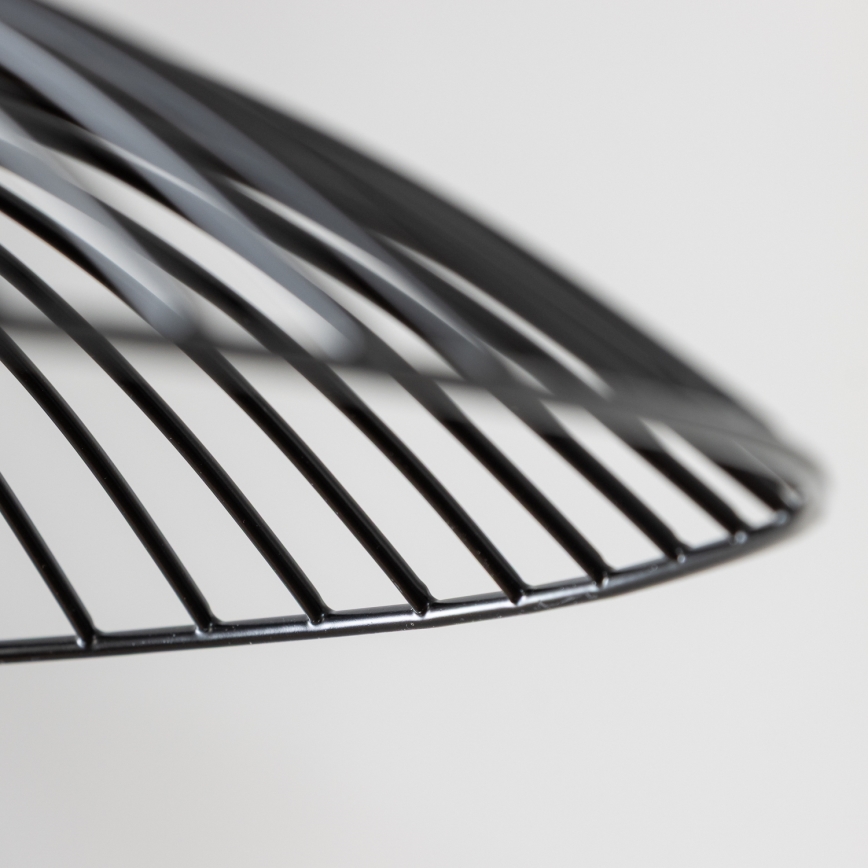 Brilagi - LED Lustr na lanku CERIA WIRE 1xE27/40W/230V pr. 26 cm černá