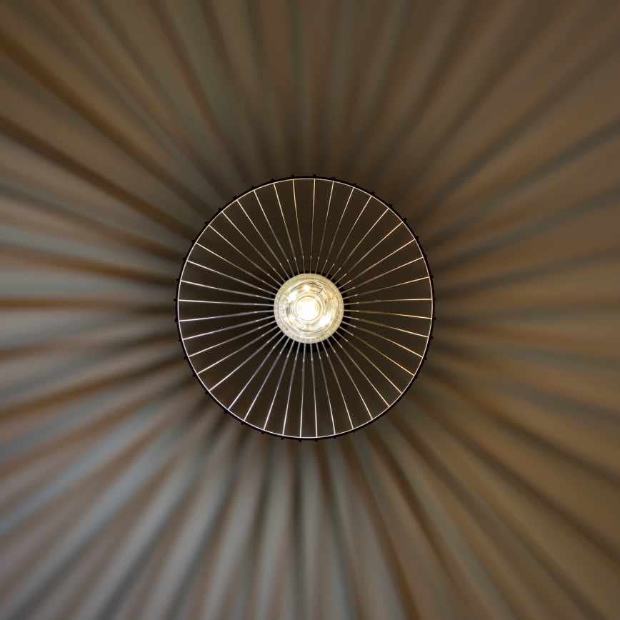 Brilagi - LED Lustr na lanku CERIA WIRE 1xE27/40W/230V pr. 30 cm černá