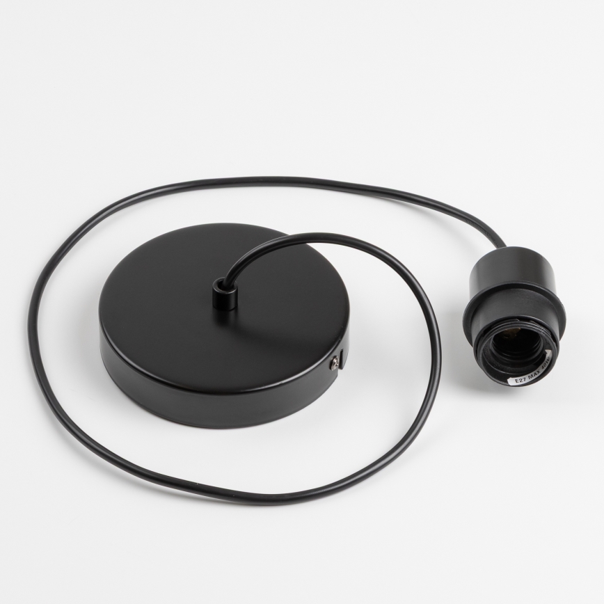 Brilagi - LED Lustr na lanku CERIA WIRE 1xE27/40W/230V pr. 30 cm černá