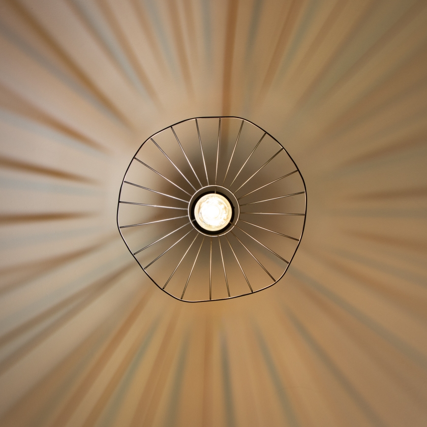 Brilagi - LED Lustr na lanku CERIA WIRE 1xE27/40W/230V pr. 40 cm černá