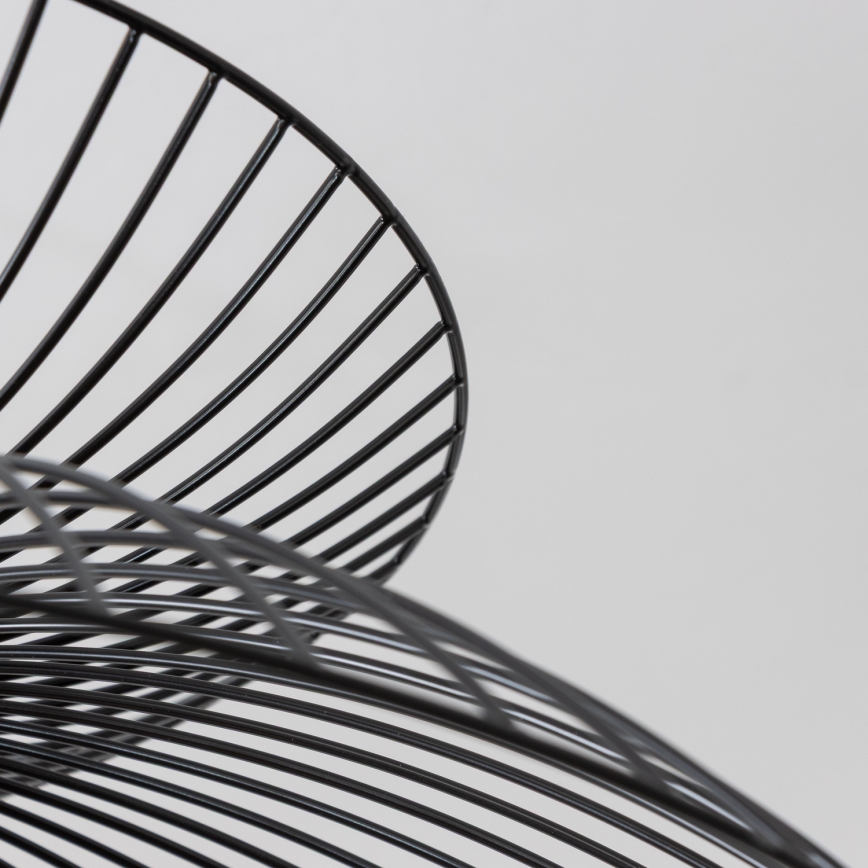 Brilagi - LED Lustr na lanku CERIA WIRE 1xE27/40W/230V pr. 60 cm černá