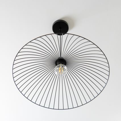 Brilagi - LED Lustr na lanku CERIA WIRE 1xE27/40W/230V pr. 60 cm černá
