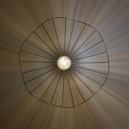 Brilagi - LED Lustr na lanku CERIA WIRE 1xE27/40W/230V pr. 80 cm černá