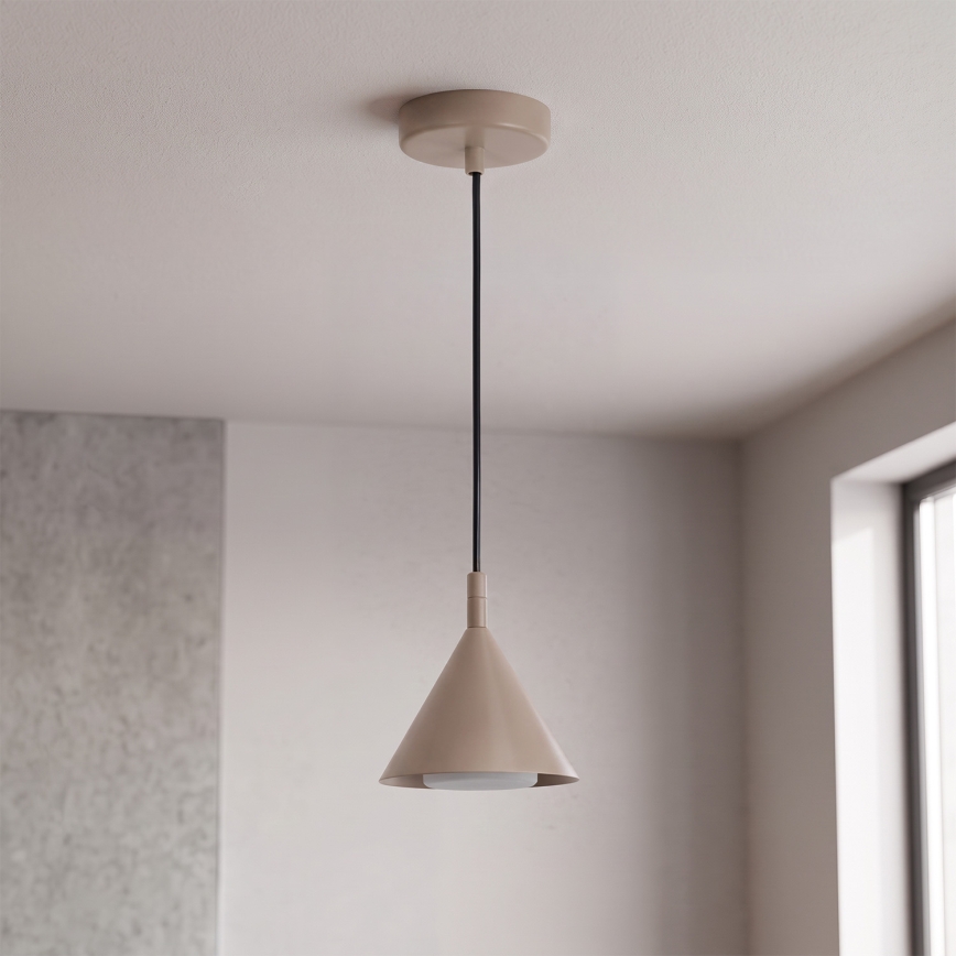 BRILAGI - LED Lustr na lanku CONE SINGLE 1xGX53/15W/230V béžová
