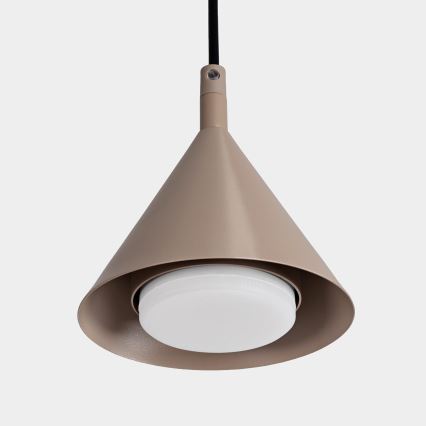 BRILAGI - LED Lustr na lanku CONE SINGLE 1xGX53/15W/230V béžová