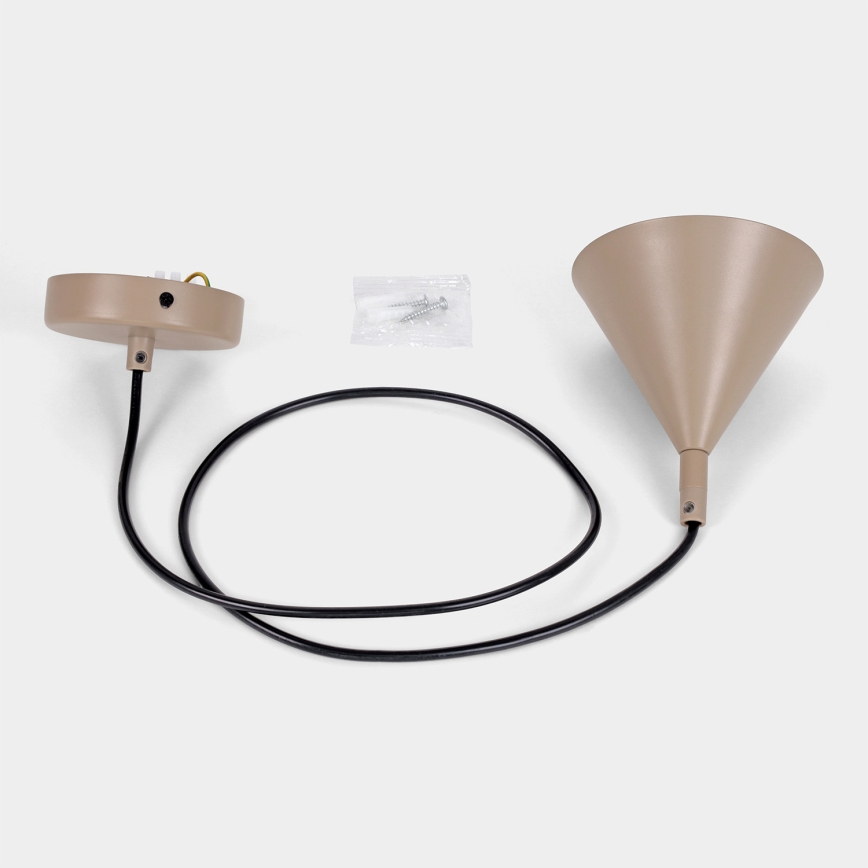 BRILAGI - LED Lustr na lanku CONE SINGLE 1xGX53/15W/230V béžová