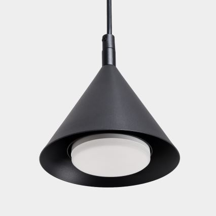 BRILAGI - LED Lustr na lanku CONE SINGLE 1xGX53/15W/230V černá