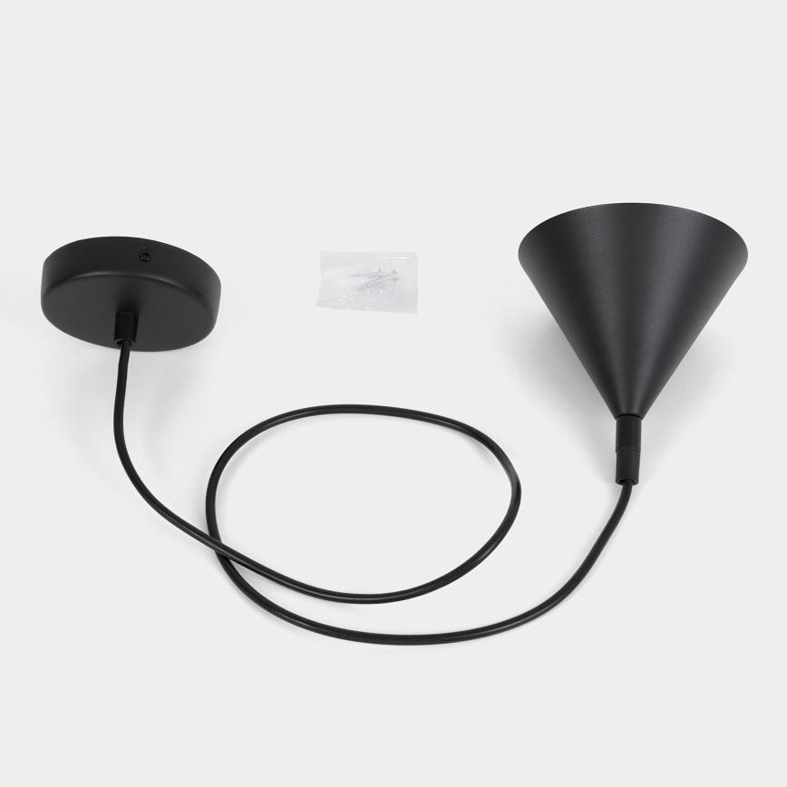 BRILAGI - LED Lustr na lanku CONE SINGLE 1xGX53/15W/230V černá
