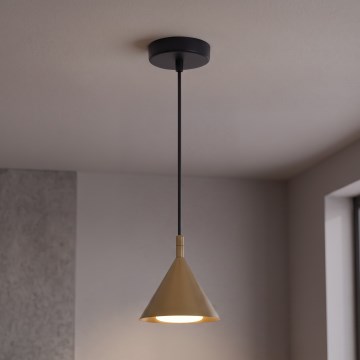 BRILAGI - LED Lustr na lanku CONE SINGLE 1xGX53/15W/230V zlatá