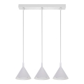 BRILAGI - LED Lustr na lanku CONE TRIPLE 3xGX53/15W/230V bílá