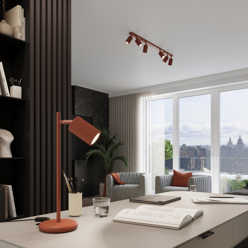 Brilagi - LED Lustr na lanku CRESTO 1xGU10/10W/230V červená