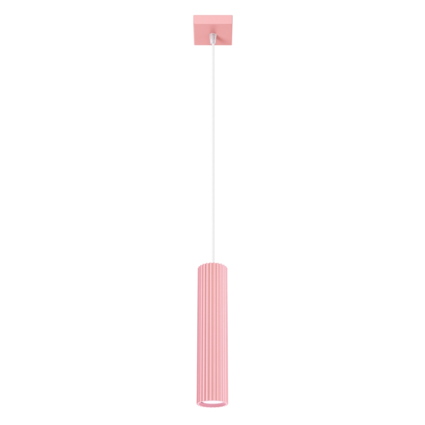 Brilagi - LED Lustr na lanku CRESTO 1xGU10/10W/230V růžová