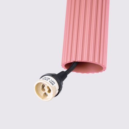 Brilagi - LED Lustr na lanku CRESTO 1xGU10/10W/230V růžová