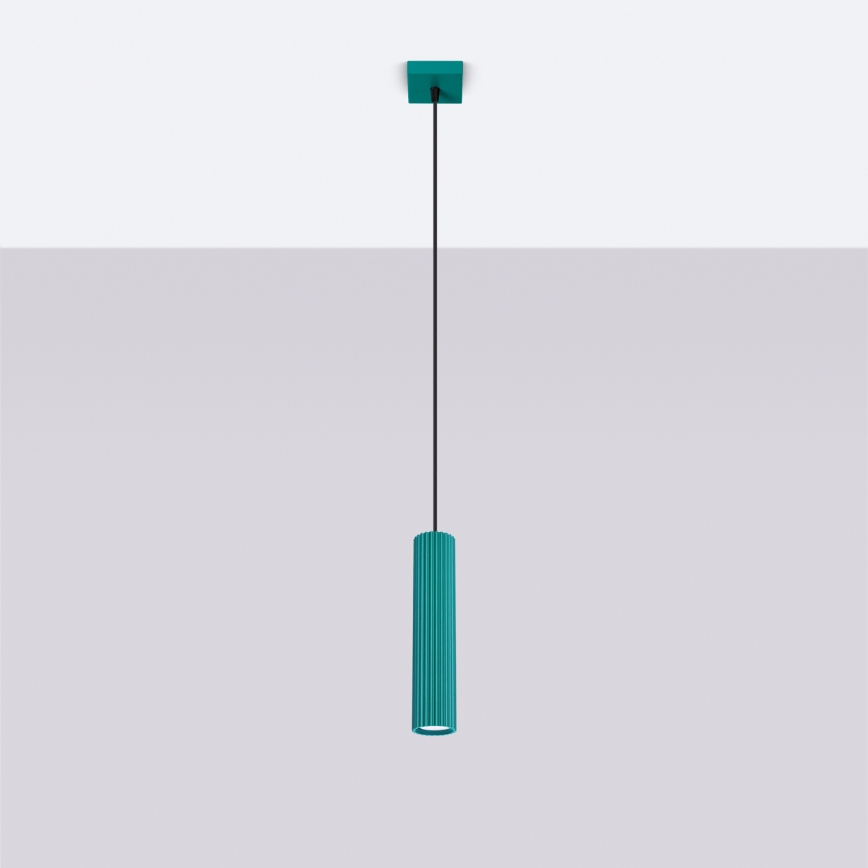 Brilagi - LED Lustr na lanku CRESTO 1xGU10/10W/230V tyrkysová