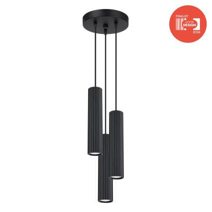Brilagi - LED Lustr na lanku CRESTO 3xGU10/10W/230V černá