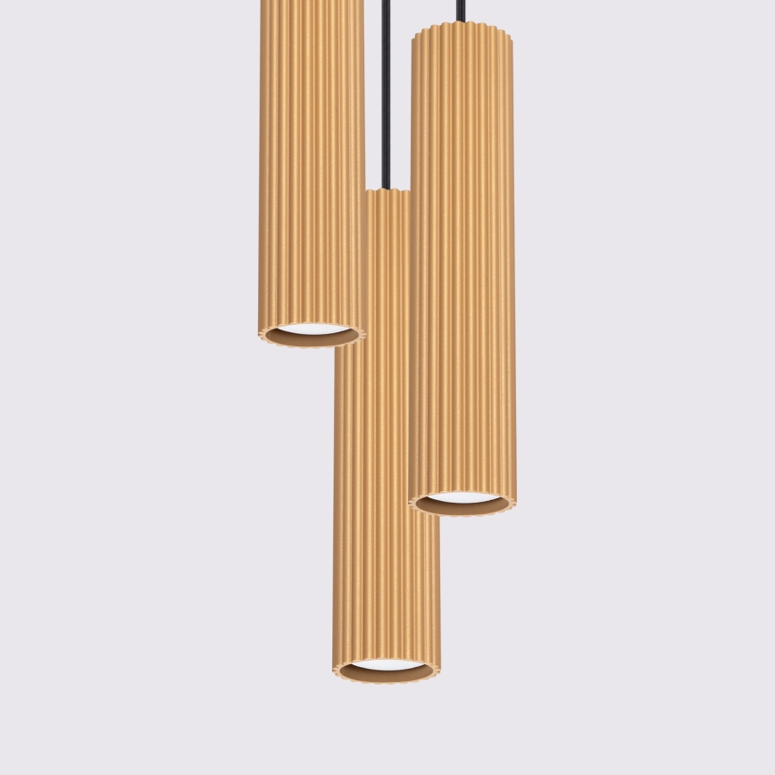 Brilagi - LED Lustr na lanku CRESTO 3xGU10/10W/230V zlatá