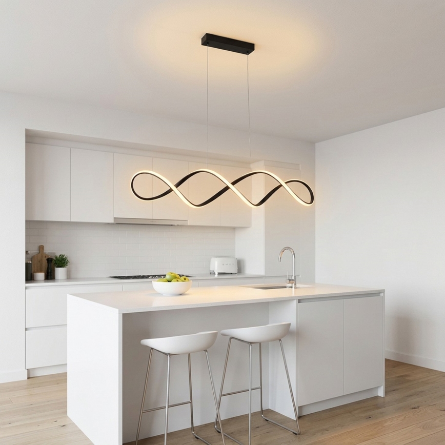 Brilagi - LED Lustr na lanku DNA LED/41W/230V 4100K černá