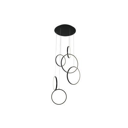 Brilagi - LED Lustr na lanku ECHO LED/80W/230V 4000K pr. 50 cm černá