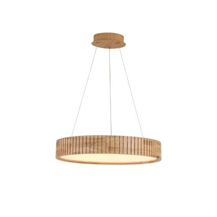 Brilagi - LED Lustr na lanku FALCON WOOD MODERN LED/30W/230V 3000/4000/6000K pr. 45 cm dřevo