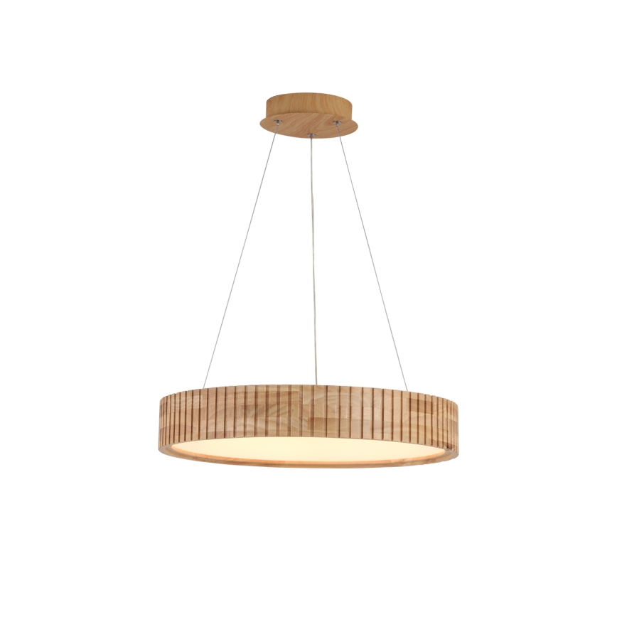 Brilagi - LED Lustr na lanku FALCON WOOD MODERN LED/30W/230V 3000/4000/6000K pr. 45 cm dřevo