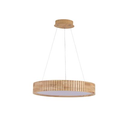 Brilagi - LED Lustr na lanku FALCON WOOD MODERN LED/30W/230V 3000/4000/6000K pr. 45 cm dřevo