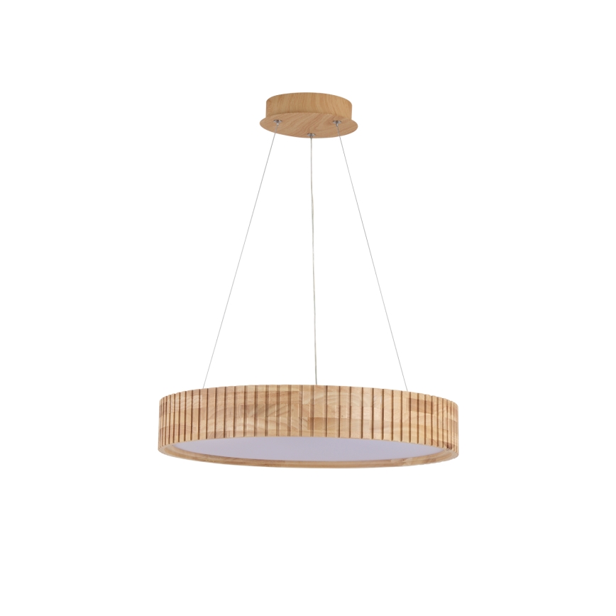 Brilagi - LED Lustr na lanku FALCON WOOD MODERN LED/30W/230V 3000/4000/6000K pr. 45 cm dřevo