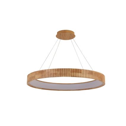 Brilagi - LED Lustr na lanku FALCON WOOD MODERN LED/60W/230V 3000/4000/6000K pr. 80 cm dřevo