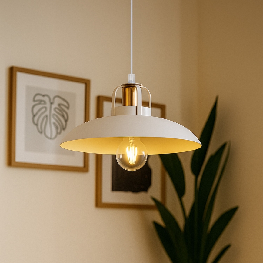 Brilagi - LED Lustr na lanku FLAMENGO 1xE27/60W/230V bílá