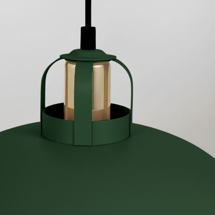 Brilagi - LED Lustr na lanku FLAMENGO 1xE27/60W/230V zelená