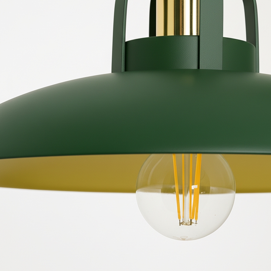 Brilagi - LED Lustr na lanku FLAMENGO 1xE27/60W/230V zelená