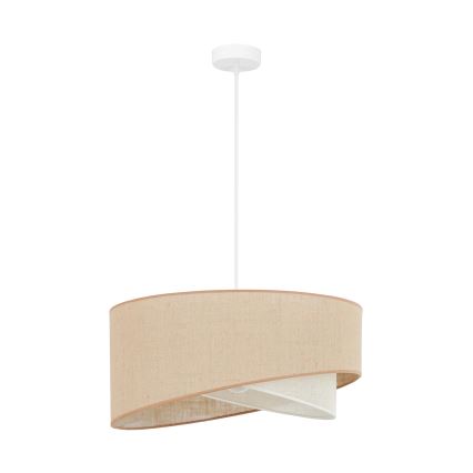 Brilagi - LED Lustr na lanku LYRA 1xE27/15W/230V béžová/krémová