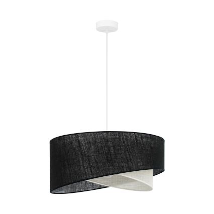 Brilagi - LED Lustr na lanku LYRA 1xE27/15W/230V černá/krémová