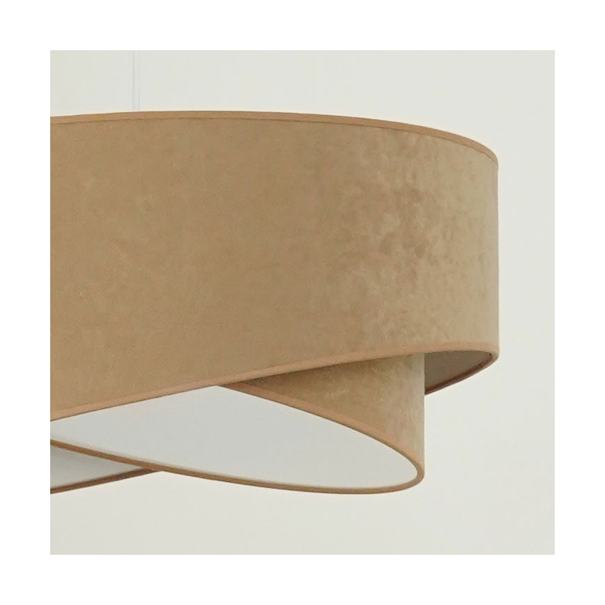Brilagi - LED Lustr na lanku LYRA 1xE27/15W/230V hnědá/bílá