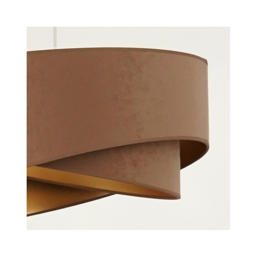Brilagi - LED Lustr na lanku LYRA 1xE27/15W/230V hnědá/zlatá