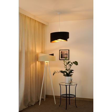 Brilagi - LED Lustr na lanku LYRA 1xE27/15W/230V tmavě hnědá/zlatá