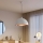 Brilagi - LED Lustr na lanku METALO 1xE27/40W/230V pr. 40 cm bílá/měděná