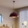 Brilagi - LED Lustr na lanku METALO 1xE27/40W/230V pr. 40 cm burgundy/měděná