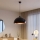 Brilagi - LED Lustr na lanku METALO 1xE27/40W/230V pr. 40 cm černá/měděná