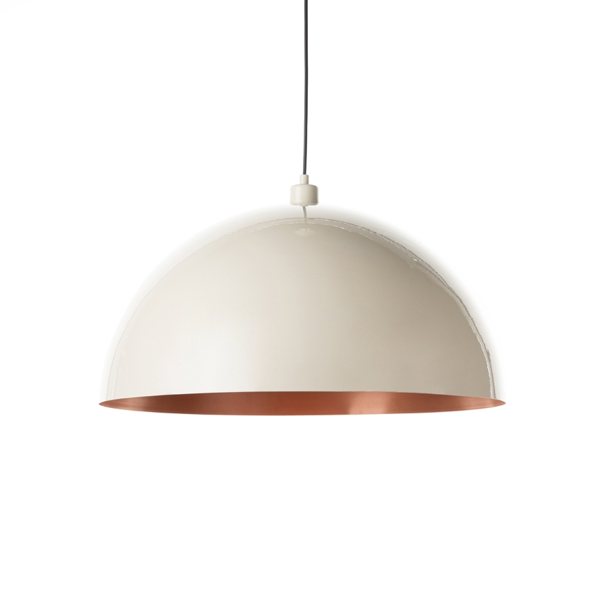 Brilagi - LED Lustr na lanku METALO 1xE27/40W/230V pr. 60 cm béžová/měděná