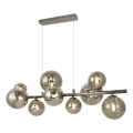Brilagi - LED Lustr na lanku MILLA 10xG9/3W/230V lesklý chrom/kouřová