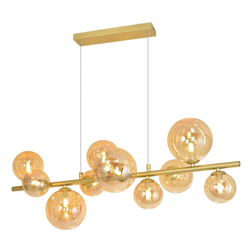 Brilagi - LED Lustr na lanku MILLA 10xG9/3W/230V zlatá