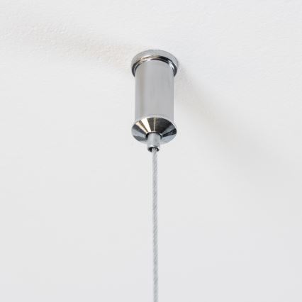 Brilagi - LED Lustr na lanku MILLA 15xG9/3W/230V černý chrom/bílá