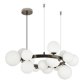 Brilagi - LED Lustr na lanku MILLA 15xG9/3W/230V lesklý chrom/bílá