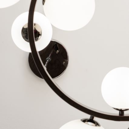 Brilagi - LED Lustr na lanku MILLA 15xG9/3W/230V lesklý chrom/bílá