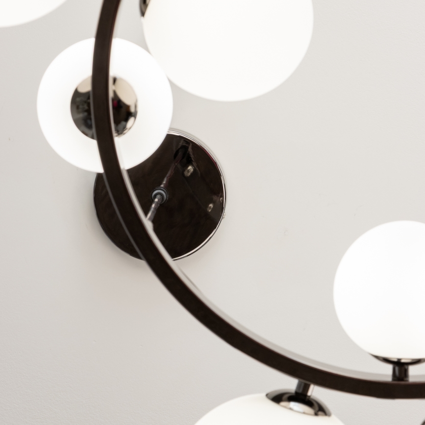 Brilagi - LED Lustr na lanku MILLA 15xG9/3W/230V lesklý chrom/bílá